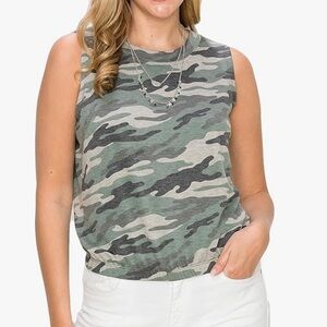 Camo Sleeveless Top